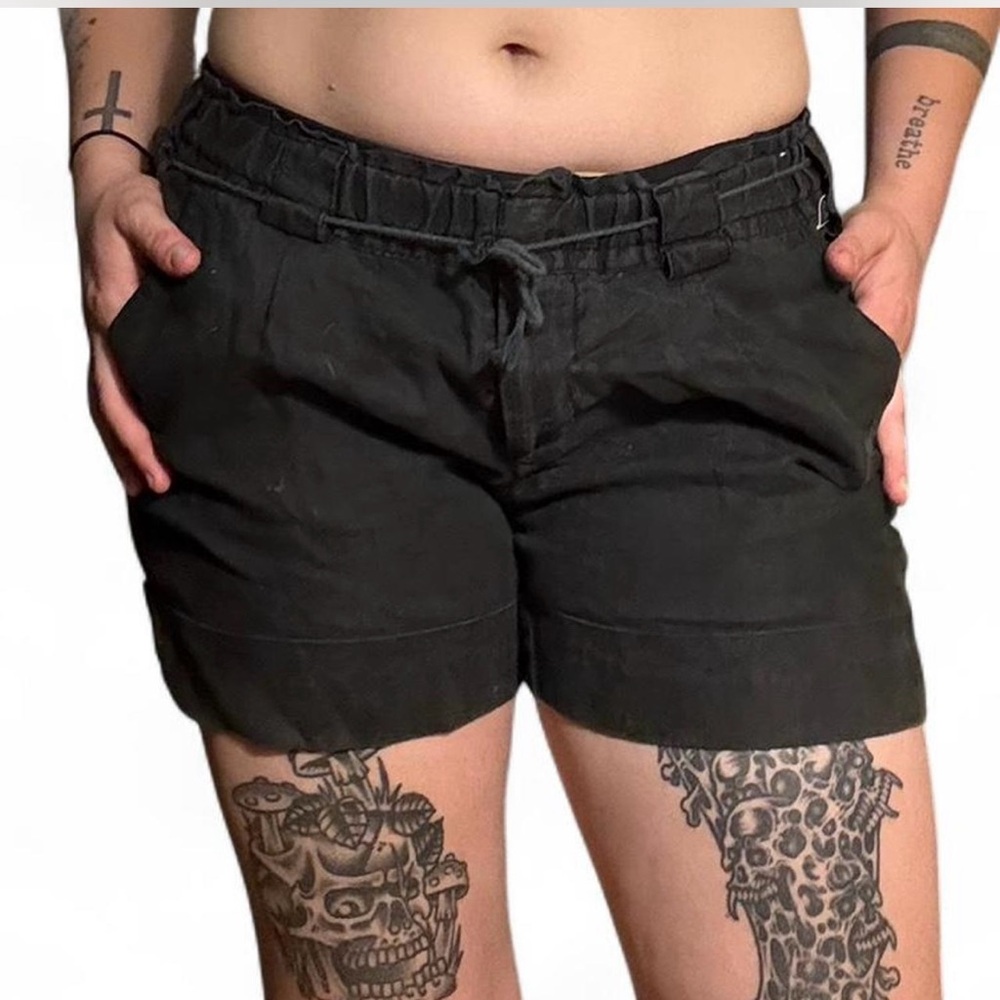 Old Navy Black Cargo Shorts Relaxed Fit